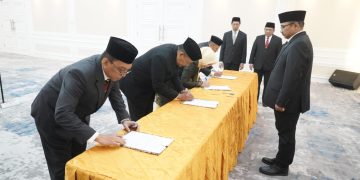 Menteri Agama Lantik Pejabat Eselon II dan Kakanwil Kemenag Riau