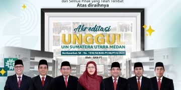 UINSU Medan Raih Akreditasi UNGGUL dari BAN PT, Rektor: Terimakasih Atas Kerjasama dan Kerja Keras Seluruh Tim