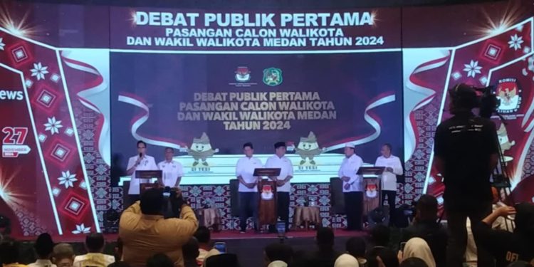 Debat Pertama KPU Medan Berlangsung Meriah dan Tertib
