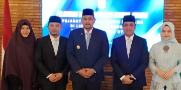 Perangi Pungli dan Korupsi, Gubsu Bobby Lantik 2 eks ASN Pemkot Medan