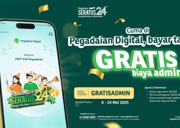 Bebas Biaya Admin, Transaksi Serba Mudah di Pegadaian Digital