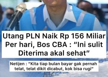 Tembus Rp711,2 Triliun Utang PLN, Dirut Darmawan Prasodjo Layak Di Evaluasi