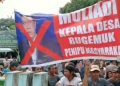 Ratusan Warga Desa Rugemuk Desak Polisi Tangkap Kades, Diduga Korupsi Rp1,7 Miliar Selama 2 Tahun