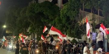 Hut RI ke-80 Ormas Islam Sumut Gelar Pawai Bambu Runcing Bentuk Kritik Pada Pejabat Korup