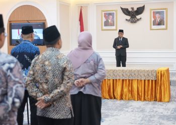 Tekankan Kapasitas, Loyalitas, dan Komitmen Sekjen Kemenag Lantik 18 Pejabat Eselon III