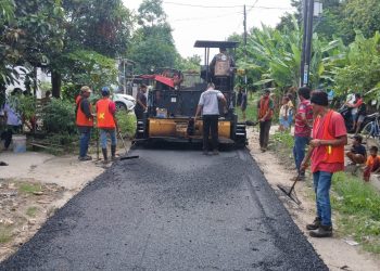 Warga Percut Seituan Apresiasi Pemkab Deli Serdang Aspal Jalan Sederhana Sepanjang 2,4 Km