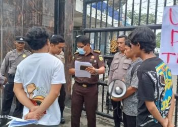 Formasu Gelar Aksi Desak Kejatisu Periksa Kepala Kantor BPN Batubara