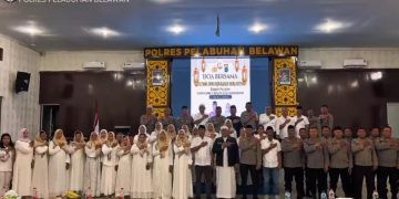 Kapolres Pelabuhan Belawan Gelar Doa Bersama Menyambut Bulan Suci Ramadhan 1447 H