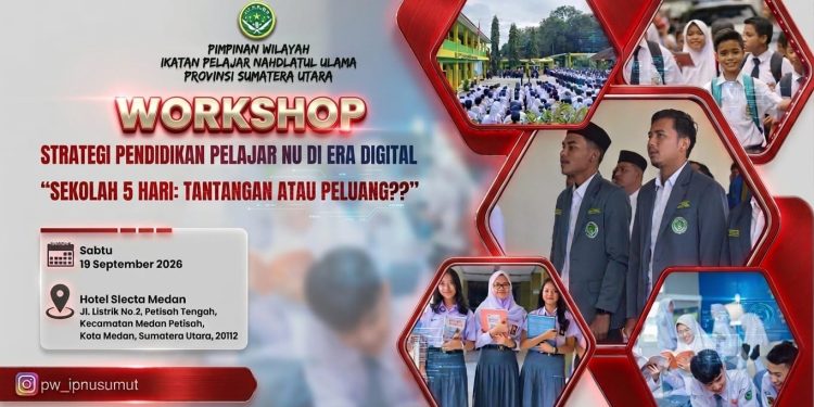 Tak Sejalan Dengan Program Gubsu, Kadis Pendidikan Enggan Hadir Pada Workshop IPNU Sumut Bahas Sekolah 5 Hari