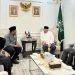 Ketua Umum PBNU, Gus Kikin menerima jajaran Ikatan Pelajar Nahdlatul Ulama (IPNU) dan Ikatan Pelajar Putri Nahdlatul Ulama (IPPNU) di Gedung PBNU