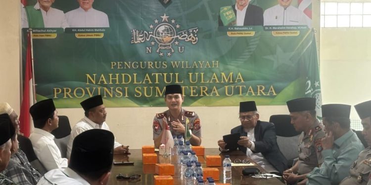 Kapolda Sumut Irjen Pol Sonny Irawan Silaturahmi Perdana dengan PWNU, Ajak Ulama Sinergi Jaga Kamtibmas